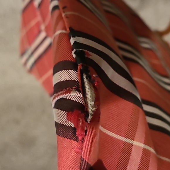 Burberry Red check tote bag - Picture 8 of 14